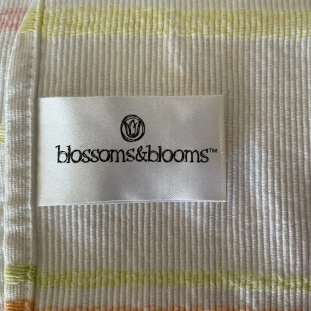 blossoms&blooms Placemats (4) Bunny, Chick, Floral Stripe Pattern from K…